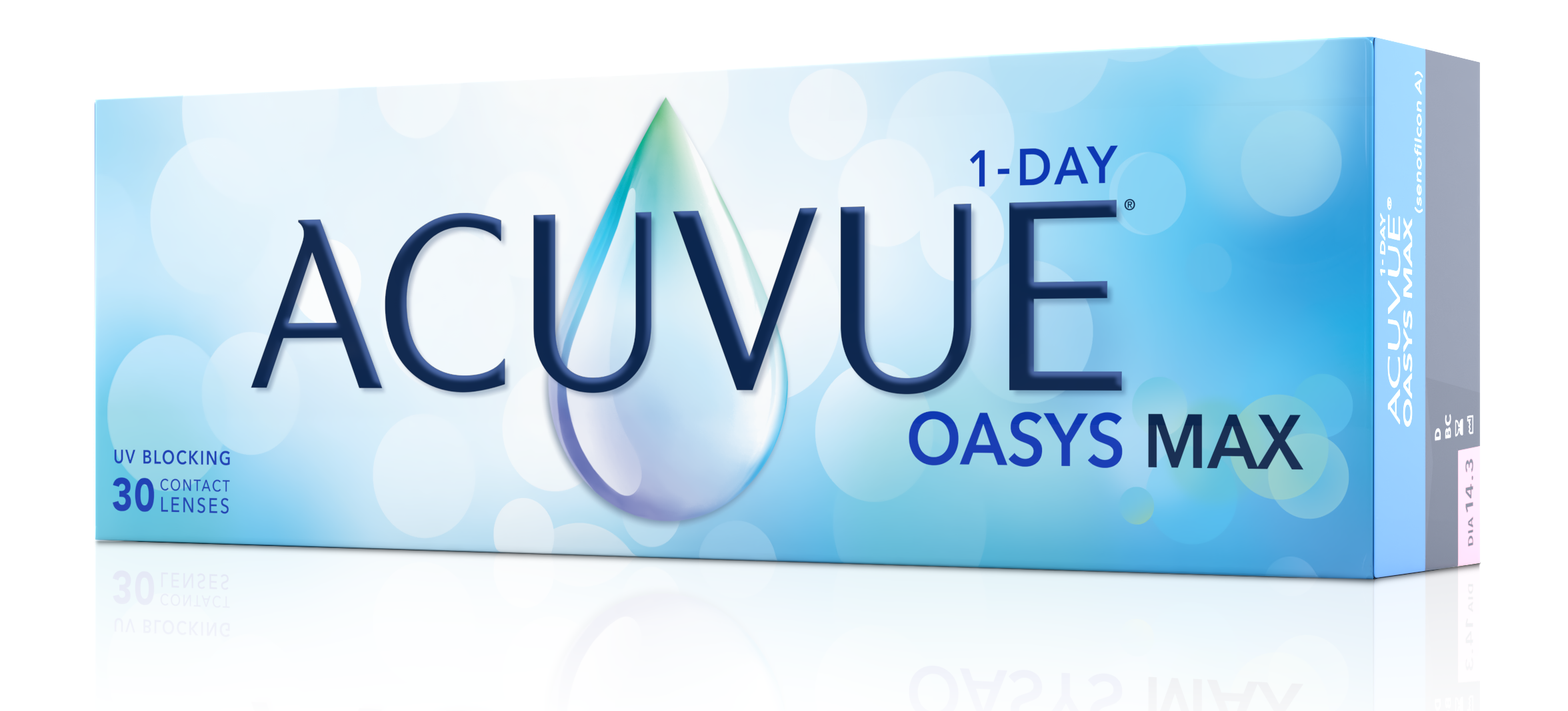 1-Day Oasys Max (30 pcs) contact lens pack